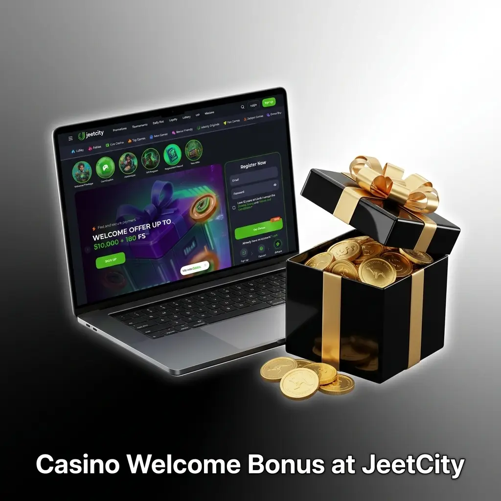 JeetCity casino welcome bonus promotion