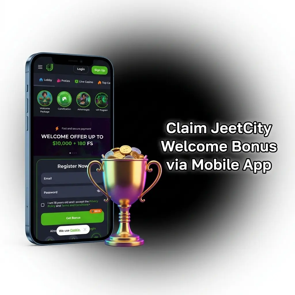 JeetCity mobile app welcome bonus