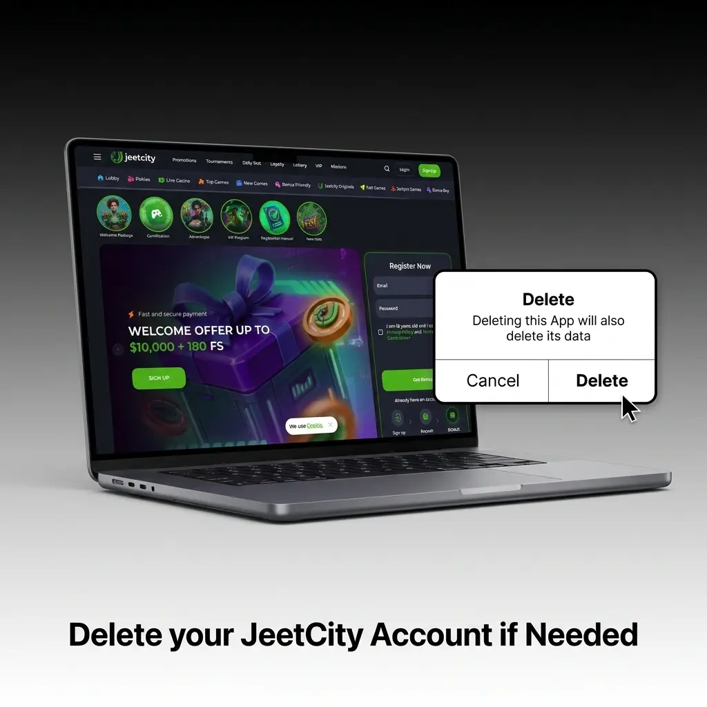 Deleting a JeetCity account