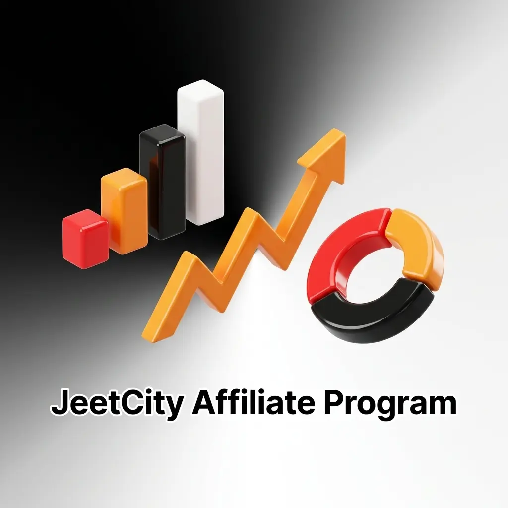 JeetCity affiliate dashboard showing clicks, registrations, and deposits