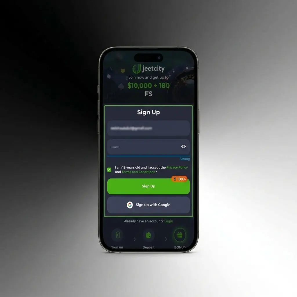 Steps to claim the welcome bonus