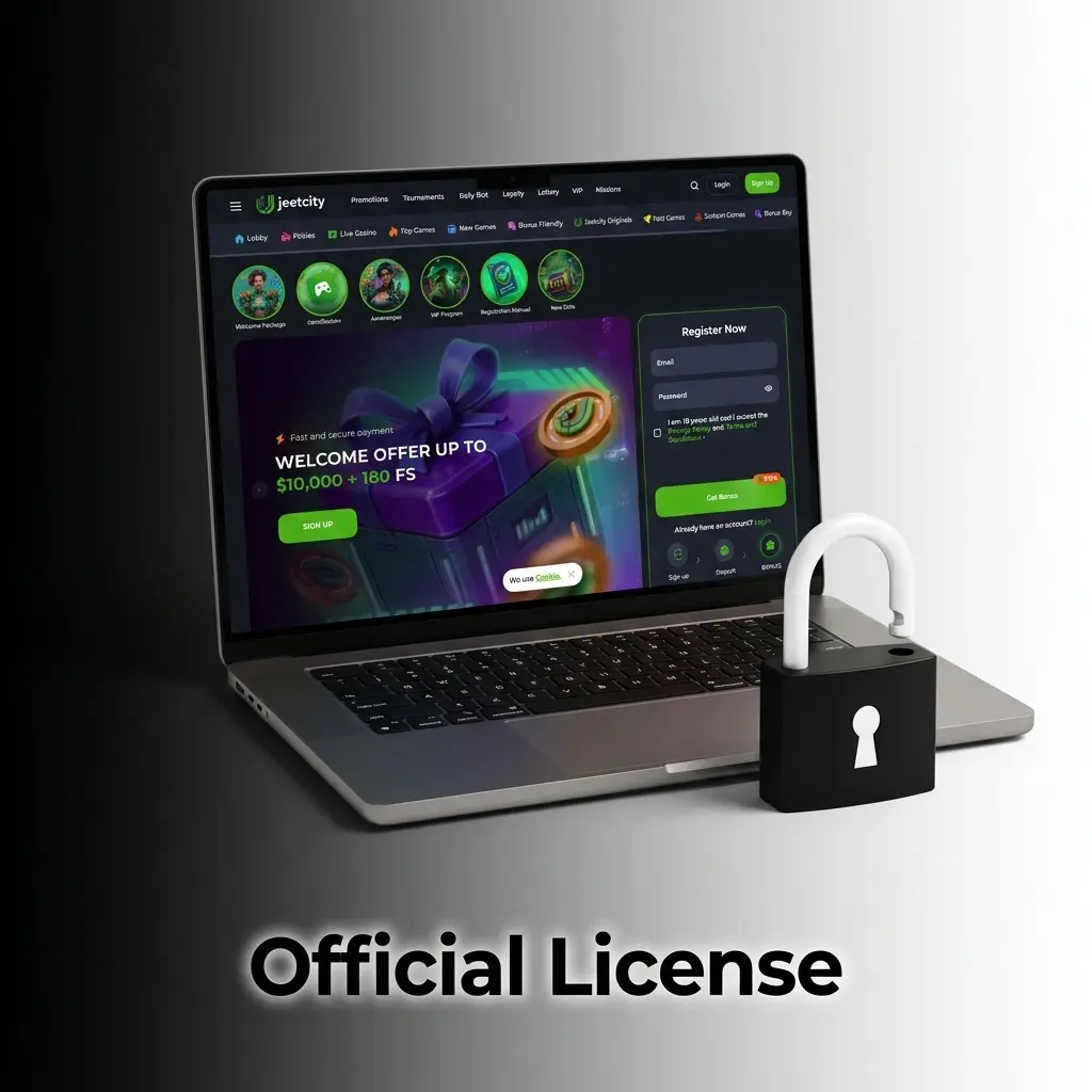 Curaçao Gaming Authority license certificate for JeetCity Australia