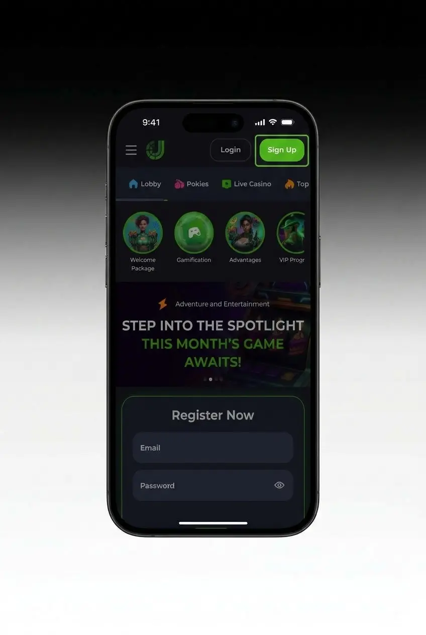 JeetCity sign up registration form