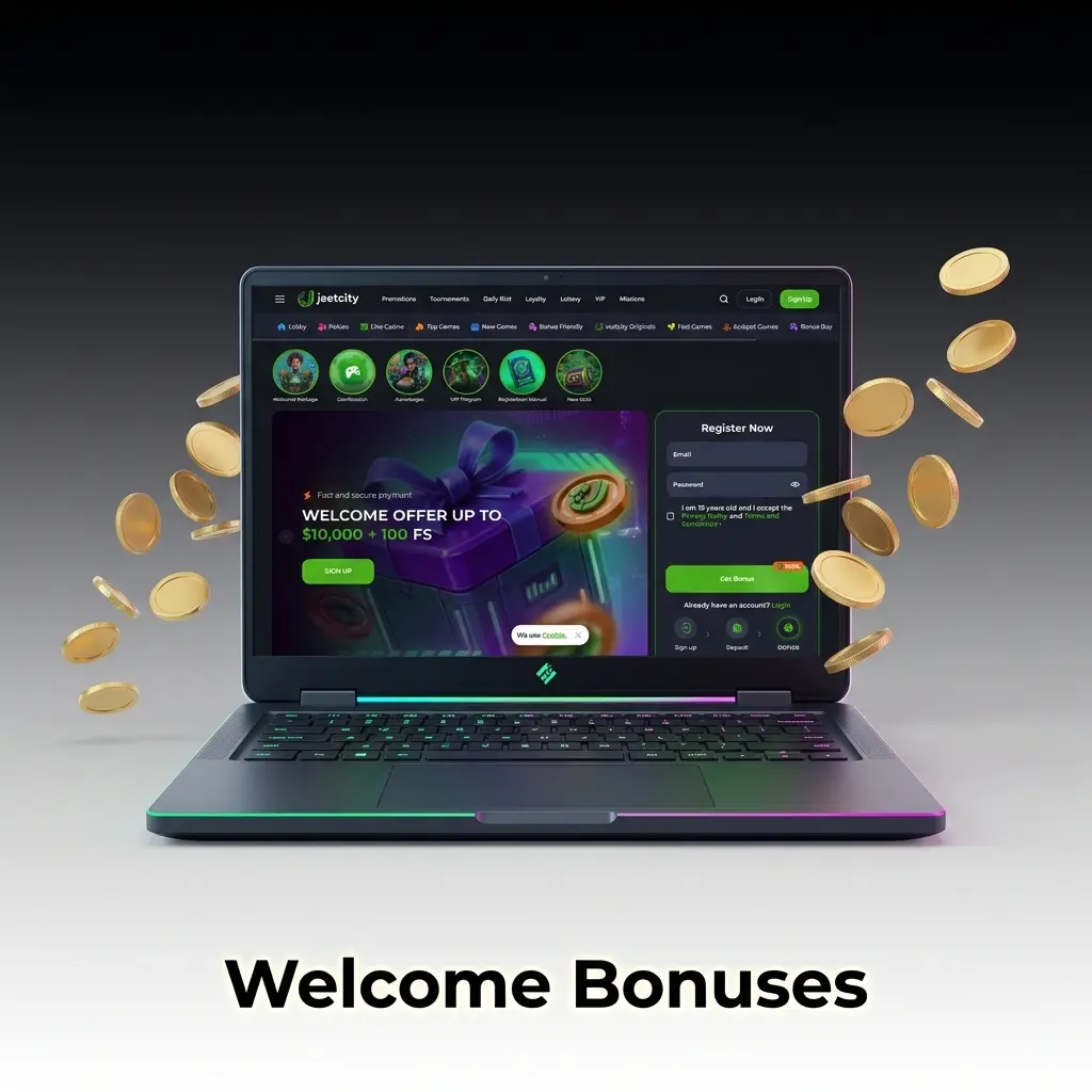 JeetCity welcome bonus package overview