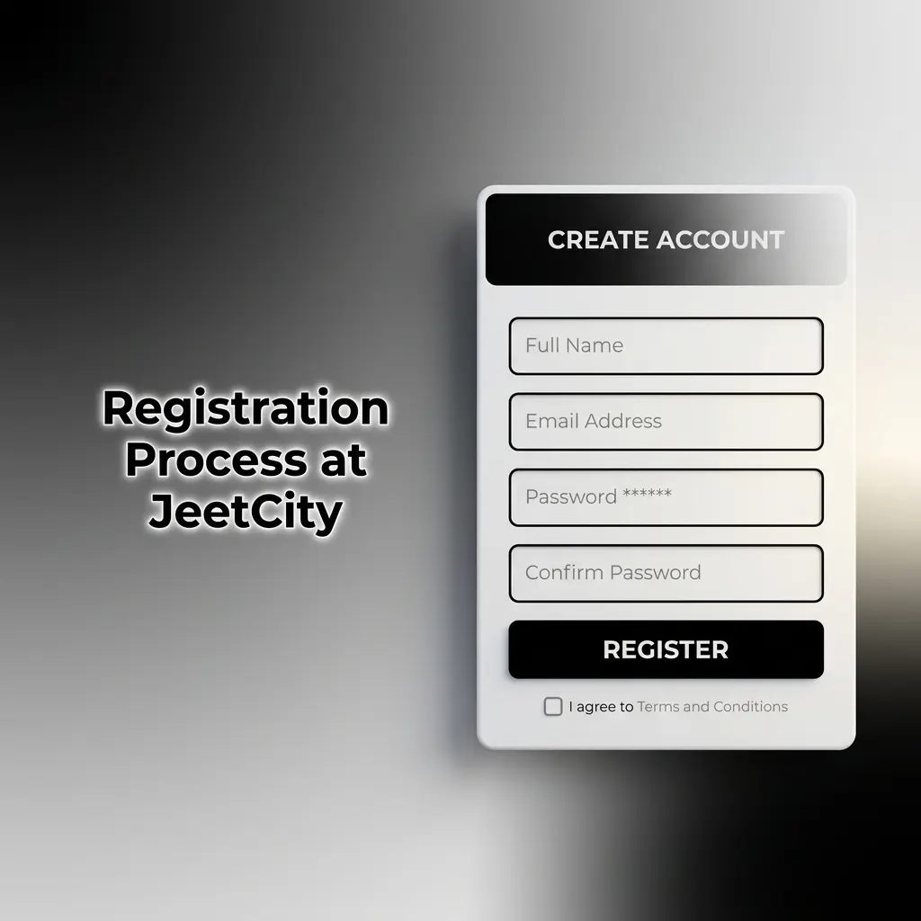 JeetCity registration screen