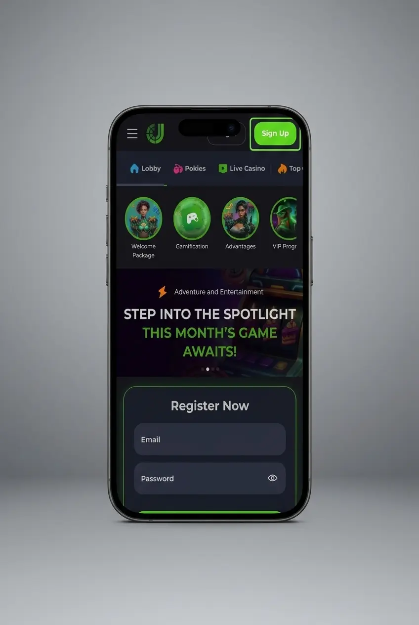 JeetCity app registration screen