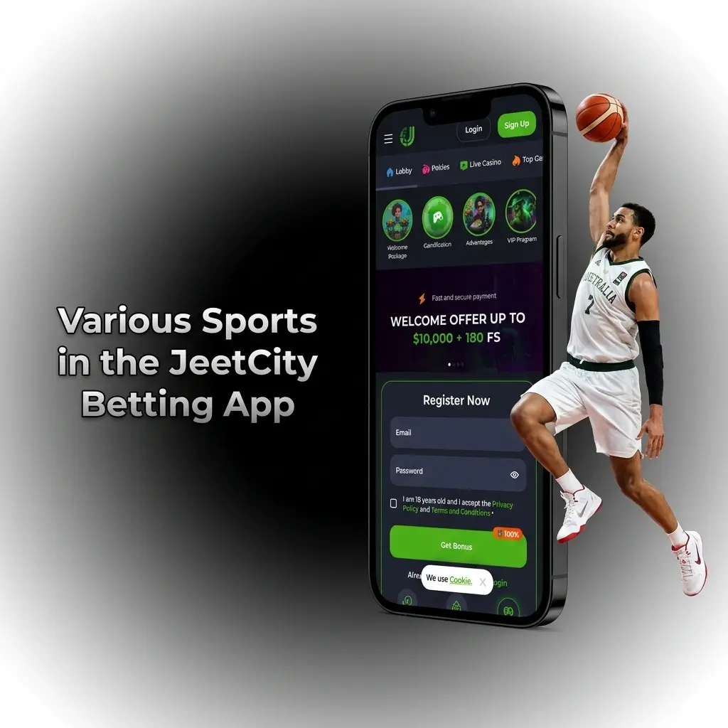 Sports betting options in the JeetCity app